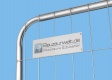 BAUZAUNWELT 15,5 kg 3,5 x 2,0 m Mobilzaun Round Top - Rundrahmen - extra stabil