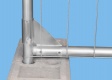 BAUZAUNWELT 15,5 kg 3,5 x 2,0 m Mobilzaun Round Top - Rundrahmen - extra stabil