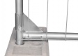 BAUZAUNWELT 15,5 kg 3,5 x 2,0 m Mobilzaun Round Top - Rundrahmen - extra stabil