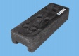 Bauzaun 10er Set 15 kg EUTOP Premium - Betonfuß und Verbinder