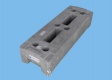 Bauzaun 10er Set 15,5 kg mit Rundrahmen - Betonfuß und Verbinder