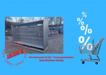 BAUZAUNWELT Black Week Angebot 30x 13 kg Mobilzaun + Bauzaun Transportpalette