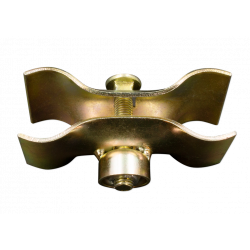 Bauzaun Sicherheitsschelle mit Kranz - zu verschrauben mit Spezialnuss