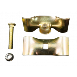 Bauzaun Sicherheitsschelle mit Kranz