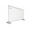Clôture de chantier EUTOP 13 kg avec base PE 16 kg et connecteurs (kit de 20 pièces)