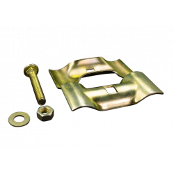 Bauzaun 13 kg EUTOP inkl. PE Fuß 16 kg und Verbinder 20er Set