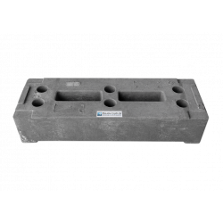 BAUZAUNWELT 14 kg EUTOP Exklusiv 10er Set - Betonfuß und Verbinder