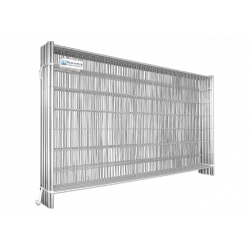 BAUZAUNWELT Set da 20 pezzi per recinzione mobile da 14 kg - base in cemento e connettori