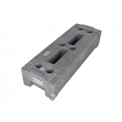 BAUZAUNWELT 14 kg EUTOP Exklusiv 20er Set - Betonsockel und Verbinder