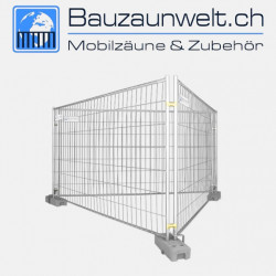 Bauzaunwelt Dreieck-Set Bannerwerbung - 14 Kg Bauzaun | Bauzaunwelt - Offer