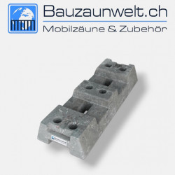 Bauzaunsockel PE 16 Kg - nachhaltig aus Recycling | Bauzaunwelt