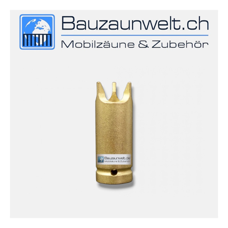 Chiave a bussola - bussola di sicurezza - per morsetto di sicurezza e snodo girevole