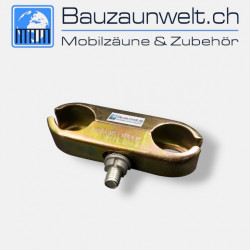 Bauzaun Sicherheitsschelle - verschrauben mit Spezailnuss