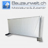 Bauzaunplane weiss - Sichtschutz für Mobilzaun | Bauzaunwelt
