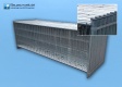 BAUZAUNWELT 10er Set 11 kg 3,5 x 1,2 m Mobilzaun - Betonfuß und Verbinder